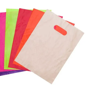 Factory Price Custom Logo Printed Ldpe Hdpe Plastic Die Cut Thank You Carrier Shopping Packaging Bags