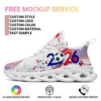 Chaussures de football en gros, impression à la demande, respirantes, OEM ODM, logo personnalisé FN003-26025037-2