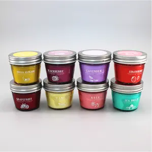 Wholesale mini cheaper cost christmas decoration dome lids glass candle jar candle gift