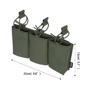 Triple Compartment Tactical Waist Pack Multifunctional Camo Waist Bag Waterproof Durable Outdoor Gear Pouch - Product Image 2