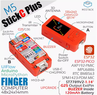 M5Stack Portable M5StickC PLUS ESP32-PICO Papan Pengembangan IoT Layar TFT 1,14 inci IR AXP192 Pengontrol IoT Jam Tangan