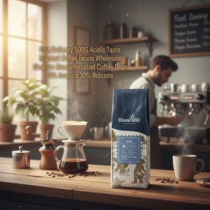 เมล็ดกาแฟคั่วระดับกลาง500กรัม70% อาราบิก้า30% โรบัสต้าคั่วระดับกลาง - Product Image 3