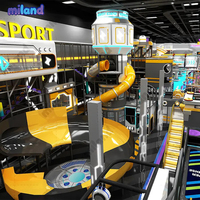 Équipements de terrain de jeux intérieur commerciaux pour les centres de divertissement familial