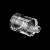 Flacon diffuseur en verre transparent haut de gamme de 220 ml avec logo personnalisé et épaule oblique pour parfum d'ambiance