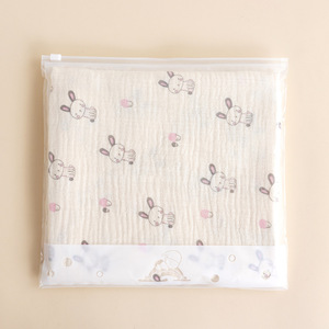 Couverture en mousseline pour bébé, <span class=keywords><strong>drap</strong></span> <span class=keywords><strong>de</strong></span> berceau, 100% <span class=keywords><strong>coton</strong></span>, haute qualité, pour la vente en gros, couverture <span class=keywords><strong>de</strong></span> réception pour bébé à deux couches pour nouveau-né - Product Image 4