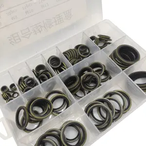 Bonded Sealing Washer Assortment Kit M6 M8 M10 M12 M14 M16 Automotive Self-Centred Seal Gasket Repair Set