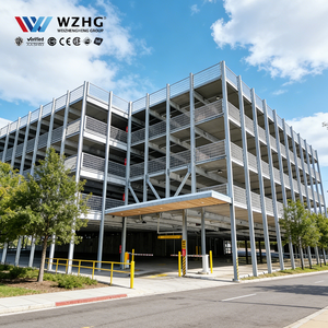 Split-Level Steel Car Park Tower Staggered Floor Parking Structure for Height-restricted Sites Partial Levels Optimized Volum - Product Image 1