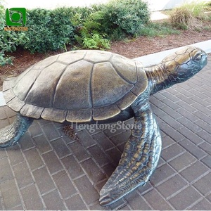 รูปปั้นเต่าทะเลทองสัมฤทธิ์กลางแจ้ง ประติมากรรมสัตว์<span class=keywords><strong>ทะเล</strong></span>โลหะ - Product Image 3