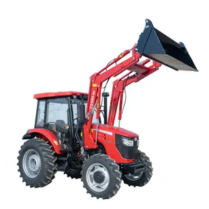 4 Wd 80hp Trang Trại Máy Kéo Với Front End Loader Giá