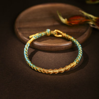 Bracelet en fer tressé à la main, motif Vajra et écailles de dragon, ethnique unisexe, avec cordon de feu Nine Purple Li, disponible en direct, Supply Mount Putuo
