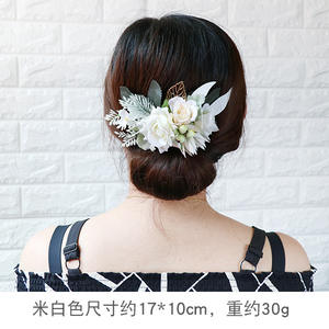 Venta caliente Rose Flower Hair Clip Peine Slide <span class=keywords><strong>Flamenco</strong></span> Dancer Hair Styling Clip Accesorios para el cabello - Product Image 5