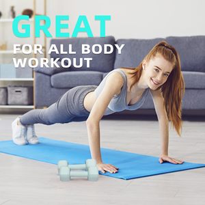 Neoprene Anti-Slip <b>Dumbbell</b> Hand Weight Sets 5/10/15/20lbs 5 Colors Arms Body Exercise Free Weights Women Men Home Gym Equipment - Product Image 5