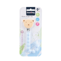Attache de sucette en silicone pour bébé, clip de sécurité pour sucette, chaîne anti-chute