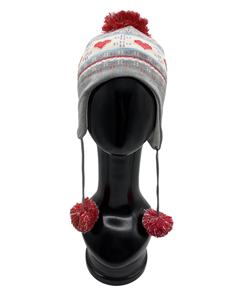 Gorro de punto de alta calidad para niños 54-56 Cm estilo de moda X'MAS gorro de regalo con orejas - Product Image 5