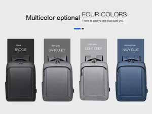 Vente en gros Sac de voyage Sac à dos étanche avec logo personnalisé Sacs à dos simples et bon marché de créateurs tendance pour <span class=keywords><strong>ordinateur</strong></span> <span class=keywords><strong>portable</strong></span> pour hommes avec chargeur USB - Product Image 5