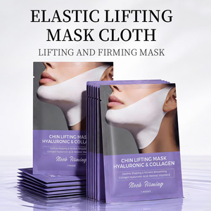 Sangle double menton OEM pour lifting du visage, acide hyaluronique, collagène profond, masque de lifting du visage en V, cou - Product Image 3