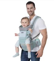 Offre Spéciale : Ensemble Porte-Bébé Kangourou pour Nouveau-né avec Siège Ergonomique Avant, Style Simple, Cadre en Plastique Durable