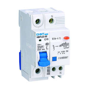 Chint NB7LE-63 Haushalts-Sicherheits-Leitungsschutzschalter <span class=keywords><strong>30mA</strong></span> RCCB Fehlerstromschutzschalter 1P+N 2P 3P 4P Kupfermaterial - Product Image 3