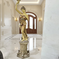 Statues de déesses grecques en résine, idéales pour la décoration de jardin, apportant une élégance artistique aux villas de jardin ou aux grands intérieurs