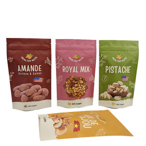 Sac d'emballage alimentaire personnalisé à impression numérique Feuille d'aluminium mélange rôti Emballage debout <span class=keywords><strong>de</strong></span> noix <span class=keywords><strong>de</strong></span> <span class=keywords><strong>cajou</strong></span> et d'arachide à la pistache Amande - Product Image 4