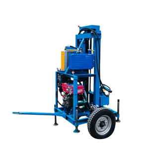 China Factory Portable Drilling Rig 50m 100m 300m Water Well Drill Rig Mine Drilling Rig For Sale