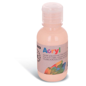 ขวดสีอะคริลิคสีชมพูแอปริคอตขนาด 125 มล. - Product Image 1