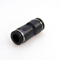 Raccord rapide en plastique à une touche en PU Union de tube de tuyau droit pour raccord de joint pneumatique de tuyau d'air pour applications de machines