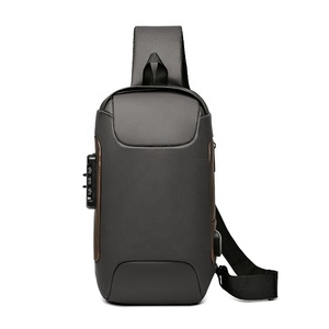 Nueva Bolsa de Pecho Impermeable Antirrobo con Puerto de Carga USB, Riñonera Multifuncional de Viaje, Bolsa Cruzada para Hombre - Product Image 1