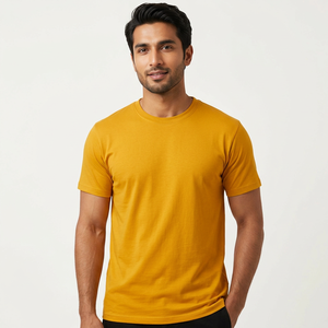 Custom Logo <b>Men's</b> T <b>Shirts</b> Breathable Flannel Casual <b>Shirt</b> with <b>Collarless</b> Design Plus Size Options Plain Dyed for Sale - Product Image 1