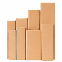 Boîtes d'expédition en carton ondulé Kraft RSC à fentes, personnalisables avec logo, taille sur mesure, écologiques, commande en gros directe usine, faible MOQ