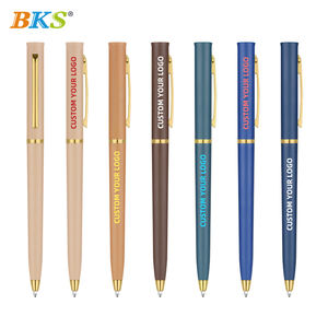 Logo personnalisé imprimé 1.0mm stylo à bille en plastique pour l'écriture de conférences écoles expositions bureau affaires Signatures cadeaux - Product Image 6