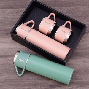 17Oz 500ml đôi tường cách nhiệt bằng thép không gỉ Tumblers cho nước nóng trà-bộ quà tặng cho công ty văn phòng kinh doanh sử dụng - Product Image 5