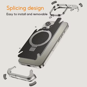 Funda <span class=keywords><strong>de</strong></span> teléfono móvil <span class=keywords><strong>de</strong></span> fibra <span class=keywords><strong>de</strong></span> carbono Mental <span class=keywords><strong>de</strong></span> <span class=keywords><strong>gama</strong></span> <span class=keywords><strong>alta</strong></span> carcasa <span class=keywords><strong>de</strong></span> teléfono móvil <span class=keywords><strong>de</strong></span> lujo <span class=keywords><strong>de</strong></span> negocios Simple para Iphone 16 15 14 13 Plus Pro Max - Product Image 3