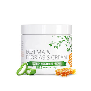 Crème au miel de Manuka pour le corps, biologique, naturelle, végétalienne, nourrissante, hydratante, réparatrice, pour l'eczéma et les éruptions cutanées, tous types de peau - Product Image 1