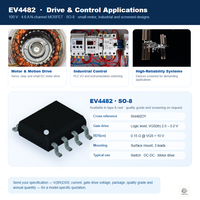 Convertisseur DC-DC de télécommunications à niveau logique, MOSFET N-canal 100V 4.6A SO-8, équivalent SI4482DY