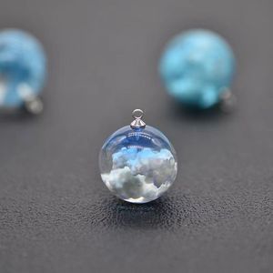 Perles en résine à motif de nuages rouges vifs pour bijoux DIY, breloques, pendentifs, boucles d'oreilles, bracelets, perles rondes en vrac - Product Image 1