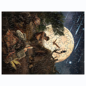 Jeu de Puzzle 100 pièces, Machine de découpe, imprimable personnalisée, Puzzle adulte avec boîte de couleur, jouets de divertissement gratuits - Product Image 4