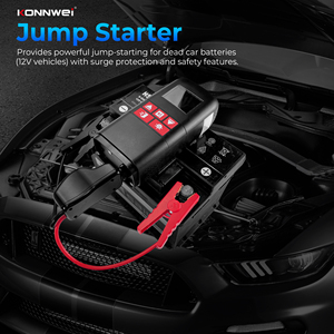 Démarreur de saut de voiture haute puissance batterie au Lithium Booster démarreur de saut avec gonfleur 12v démarreur de saut de voiture avec compresseur d'air <span class=keywords><strong>SA500</strong></span> - Product Image 5