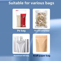 Machine de scellage de films plastiques semi-automatique électrique haute puissance KS-F350 pour emballage de boissons et aliments, facile à utiliser, 110V/220V, garantie 1 an