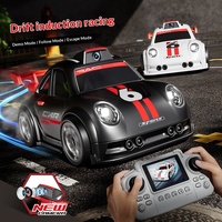 Voiture électrique miniature C6 transfrontalière édition dessin animé avec caméra HD, contrôle sur écran, voiture de course à dérive, jouet interactif pour enfants à usage intérieur