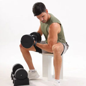 Haltère réglable en fonte avec logo personnalisé 1.5kg 90lb 80 Lbs 24kg 52,5 lb 36kg pour l'entraînement à l'haltérophilie - Product Image 4