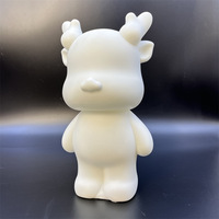 Prix d'usine Figurine d'art en résine à modeler DIY, Ours fluide, Embryon blanc, Tirelire, Poupée jouet à trous à gratter, 23cm 33cm 53cm 75cm 100cm