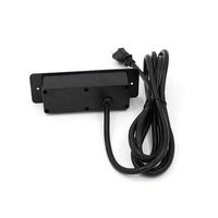 Konferenztisch-Einbau-Steckdosenleiste 10A 2 USB-Anschlüsse 3 AC-Steckdosen Sofa-Einbau-Verlängerungssteckdose für Hotels und Büros