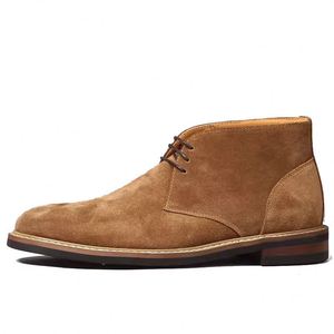 Botas de Gamuza para Hombre, Nuevas, de Cuero Genuino, Estilo Desierto, Venta al Por Mayor de Fábrica - Product Image 1