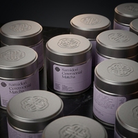 Boîte en métal de 30g pour poudre de matcha, avec logo personnalisé, qualité alimentaire, vente en gros - Contenant de stockage hermétique en métal