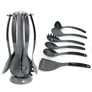 Ustensiles de cuisine robustes en ABS + nylon, fabriqués en usine, résistants à la chaleur, compatibles lave-vaisselle, écologiques, pour une utilisation domestique. - Product Image 1