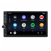 Autoradio universel 7 pouces 2 DIN avec écran tactile, CarPlay, Android Auto, navigation GPS et commande à bouton unique