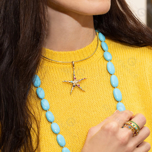 Breloque serpent multicolore Gemnel en argent sterling 925, breloques étoile et fer à cheval, bijou serpent coloré, cadeau - Product Image 6