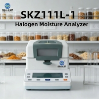Analyseur d'humidité SKZ111L-1 OEM personnalisable avec plateau de 90 mm et interface RS232 pour tests multi-matériaux