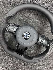 Volante de cuero GTI VW/Volkswagen adecuado para modelos Golf 6 7 <span class=keywords><strong>R</strong></span> Series GTI Passat B8 Mk7 MK8 <span class=keywords><strong>Arteon</strong></span>/CC Jetta Series - Product Image 5